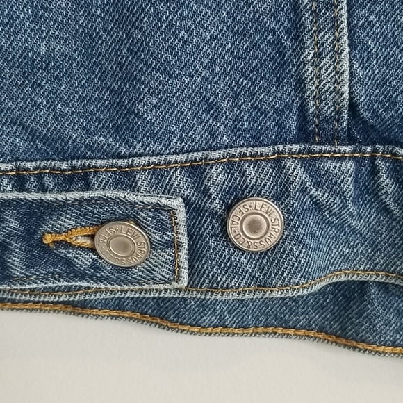 Levi's Ex-boyfriend Trucker Denim Corduroy Jacket size Large - Picture 6 of 11